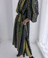 Vintage Stripe Pattern Dress